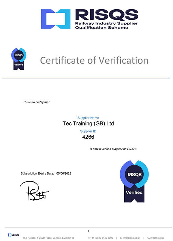 Accreditations | Tec Training