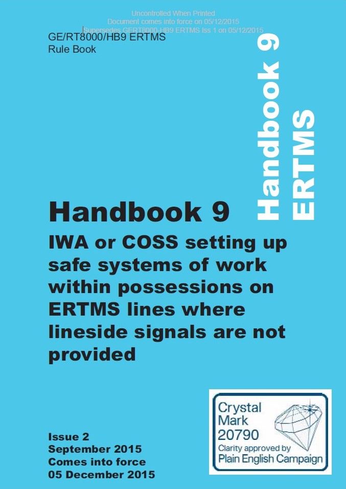 HB9 ERTMS - IWA Or COSS Setting Up SSW Within Possessions On ERTMS v2